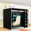 Lit mezzanine avec bureau, garde-robe et lumières RVB-1363923163