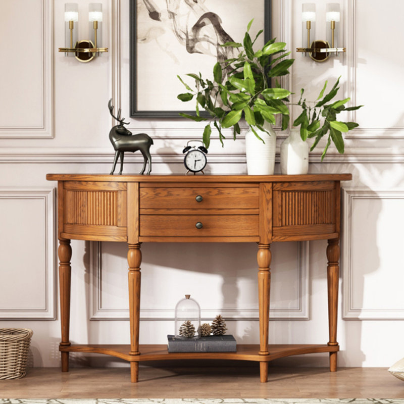 Console américaine de style américain, Brun