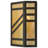 Santa Fe Bronze Flush Mounted Sconce