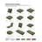 Pina Outdoor 5'' Cushion Cover-40127490-40127492