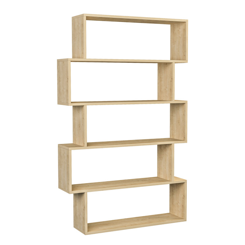 Maison 158.8cm H x 95cm W Standard Bookcase, Oak