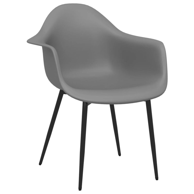 Avarielle Counter Stool with Metal Frame, Grey