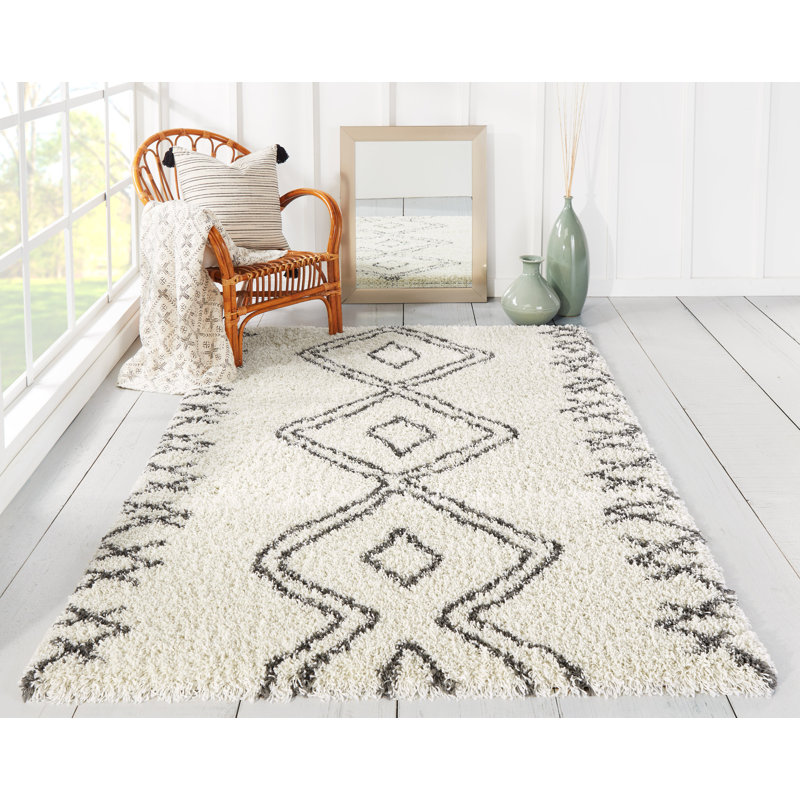 Coss Geometric Indoor Rug, Rectangle 9'3" x 12'6"