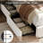 Kraus Velvet Upholstered Platform Storage Bed with LED Lights-1177717797