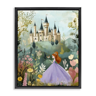 Princess Day Out Floating Frame, design by Christine Simpson Art
