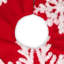 Jupe d'arbre de Noël, jupe d'arbre de Noël en flocons de neige pour Noël-105608808