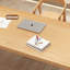 Bureau rectangulaire en bois massif Burlywood-909334893