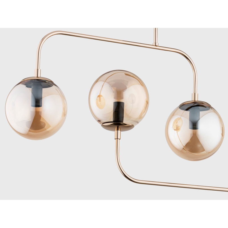 Antanisha Glass Flush Mount, Gold