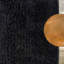 Tapis noir/gris fait main poils longs Bourgogne-713693043