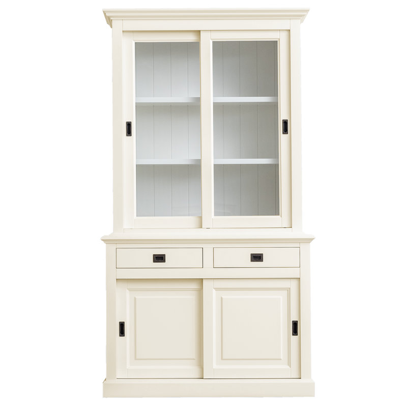 Analin Display Cabinet, Cream