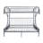 ACME Eclipse Futon Audeliz (Twin/Full), Silver-780040286-780040294
