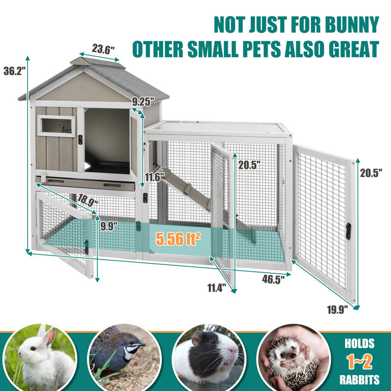 Rabbit Hutch Bunny Cage
