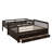 Kids Twin Over Full Bunk Bed with Trundle with Drawers-1914673388