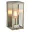 Hudnall 24cm H Seeded Glass Outdoor Flush Mount