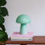 Glass Mushroom Table Lamp, Petite Close Top Jade Stripes-1474287230-1474287224