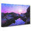 Purple Sunset In Peace Island - Wrapped Canvas-56639591