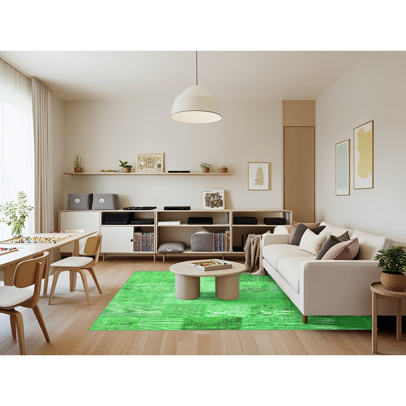 Performance Patchwork Indoor Rug, Rectangle 7' x 9'