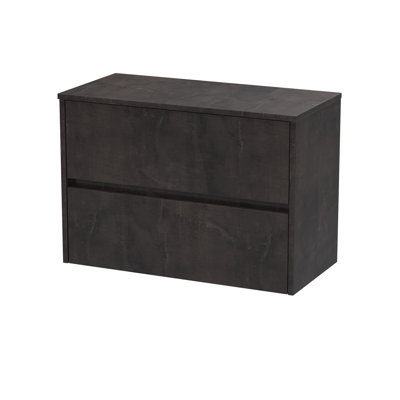 80cm Wall Mounted Single Bathroom Vanity Base Only