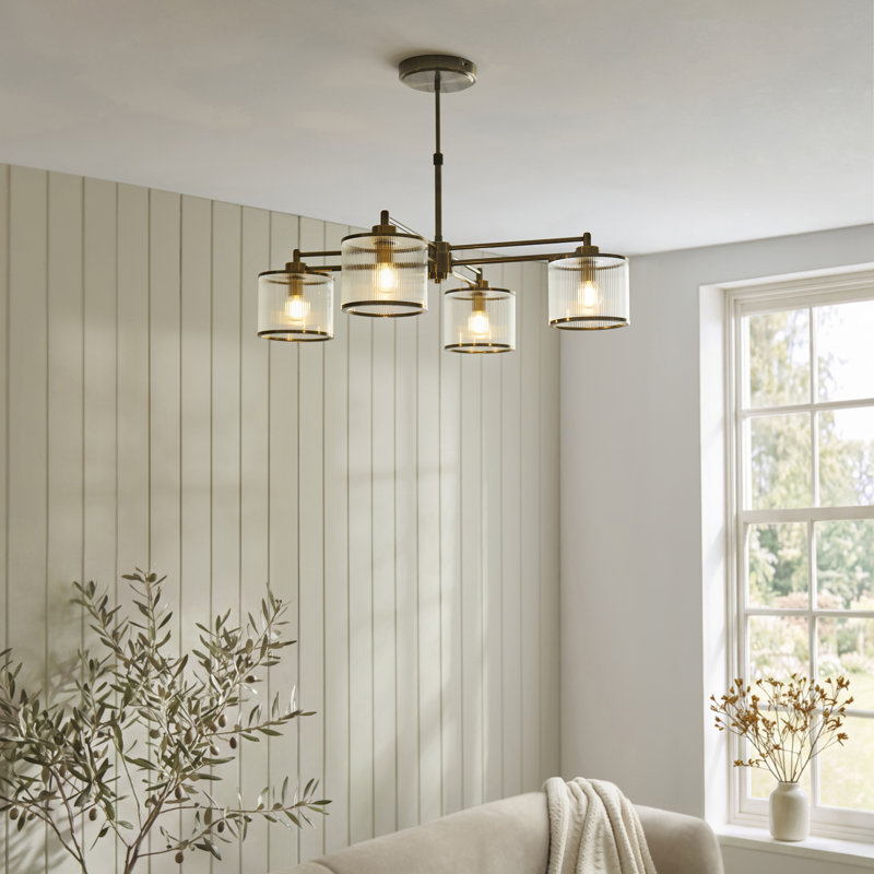 Anesty 4 - Light Shaded Chandelier