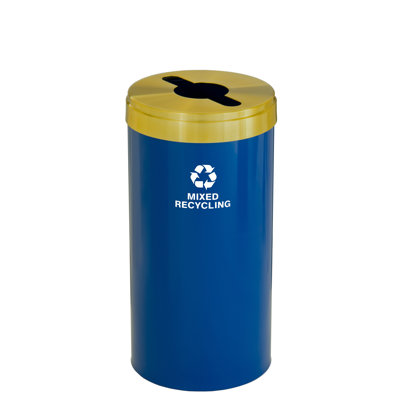 Steel Open Kitchen Trash Can