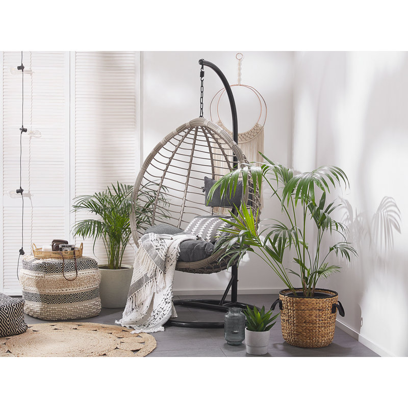 Lia Tollo Swing Chair with Stand, Grey