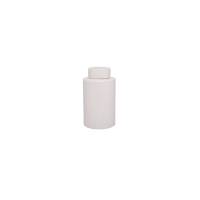 Ceramic Ginger/temple Jar Gloss White
