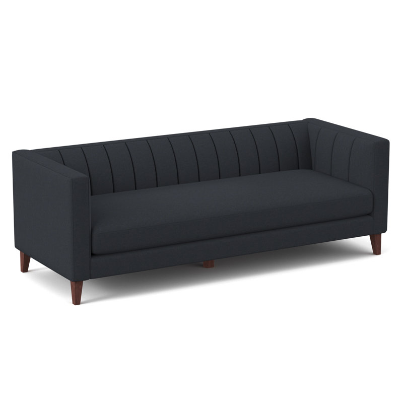 Canapé Provo, Microfibre bleu marine Gipsy Performance, H 31 po x l 58 po x P 34 po