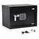 SereneLife Compact Electronic Security Safe with Key Lock