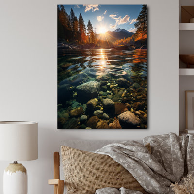 Majestic Riverbanks II, reproduction d'art sur toile