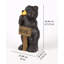  Bear Leans on Welcome Sign Weather Resistant Plastic Animals Garden Sign
