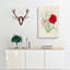 Illustration Of Three Carnation Flowers - Wrapped Canvas Painting-55304402