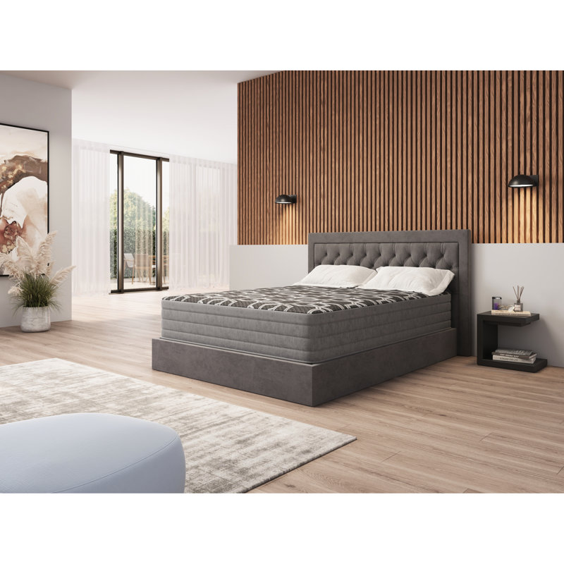 Matelas King en mousse moyenne de 30 cm (12 po), réduisant le stress et les maux de dos pendant le sommeil, King, 12"