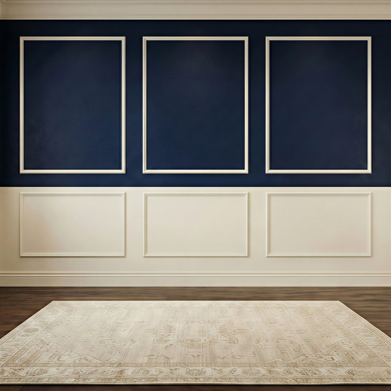 Pre-Cut Wall Molding Kit, 6-Frame PS Wainscoting Panel Set for Accent Walls and Full Wall Design