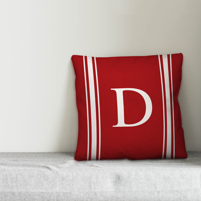  Monogram Throw Pillow