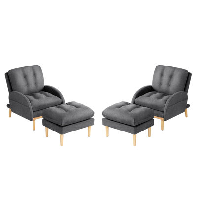 Tondrea Upholstered 33.07'' Sofa & Chaise
