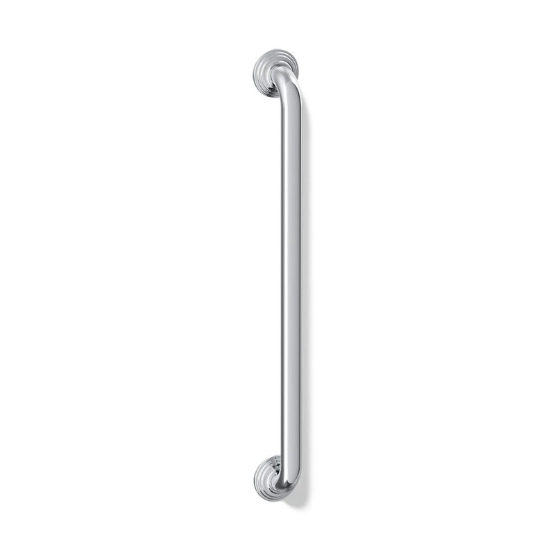 Traditional Grab Bar, Polished Stainless, 24"W