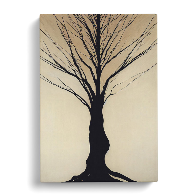 Simplistic Tree - Wrapped Canvas, 60cm H x 40cm W x 3cm D