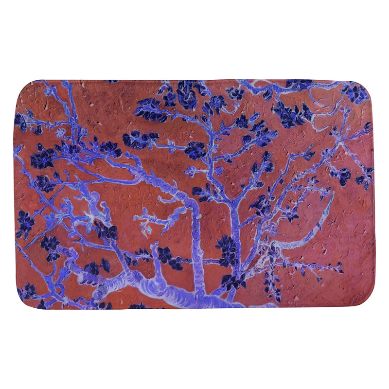 Tapis pour salle de bain Kandiyohi, l 21 po x L 34 po, Pêche