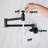Wall Mount Folding Kitchen Pot Filler Faucet In Matte Black, 360 Rotation, Brass, Corrosion Treatment, Double Handle Operation Foldable For Space Efficiency, Rotatable, Quality Design