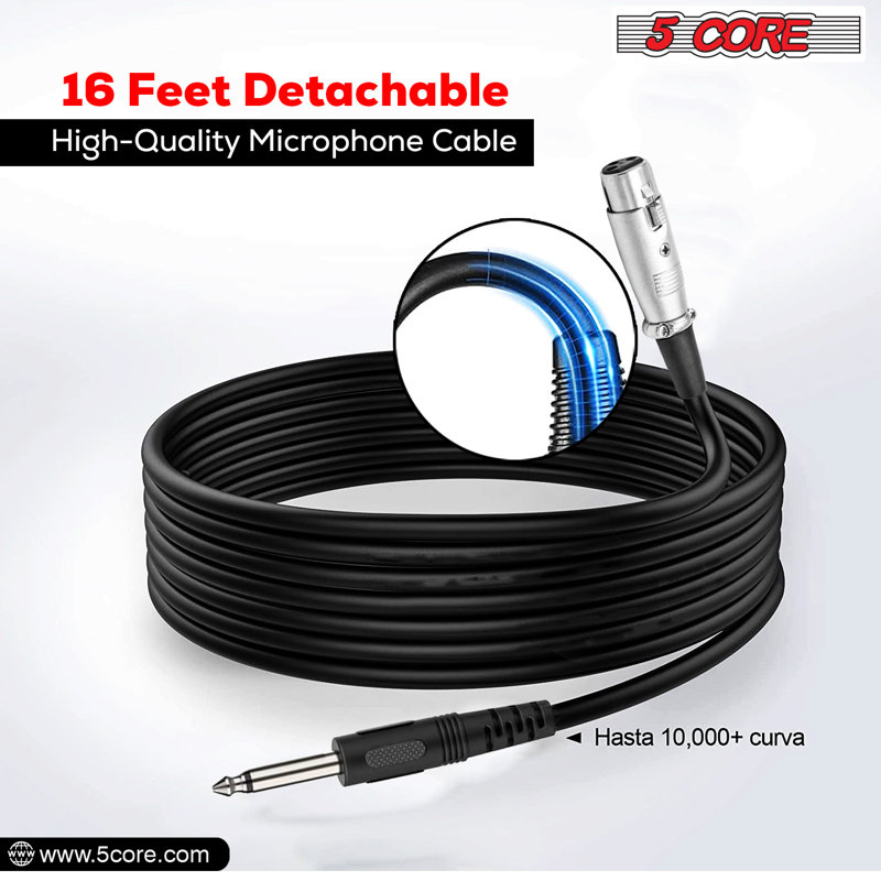 5 Core Microphone XLR Dynamic Karaoke Singing Handheld Microfono Professional Vocal DJ Music Mic