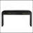 Unique Retro Silhouette Console Table With Open Style, Two Top Drawers For Entrance, Dinning Room, Living Room (Antique Black)-1052273704