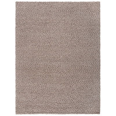 Natura Hand Woven Wool/Viscose/Cotton Rug in Taupe