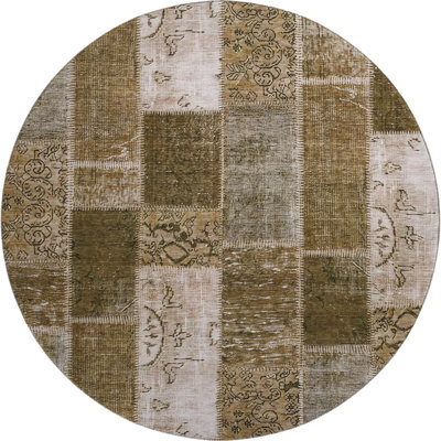 Premium Machine Washable Cerrito Brown Rug