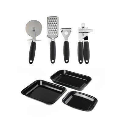E Cairns 7 Piece Non-Stick Stainless Steel Bakeware Set