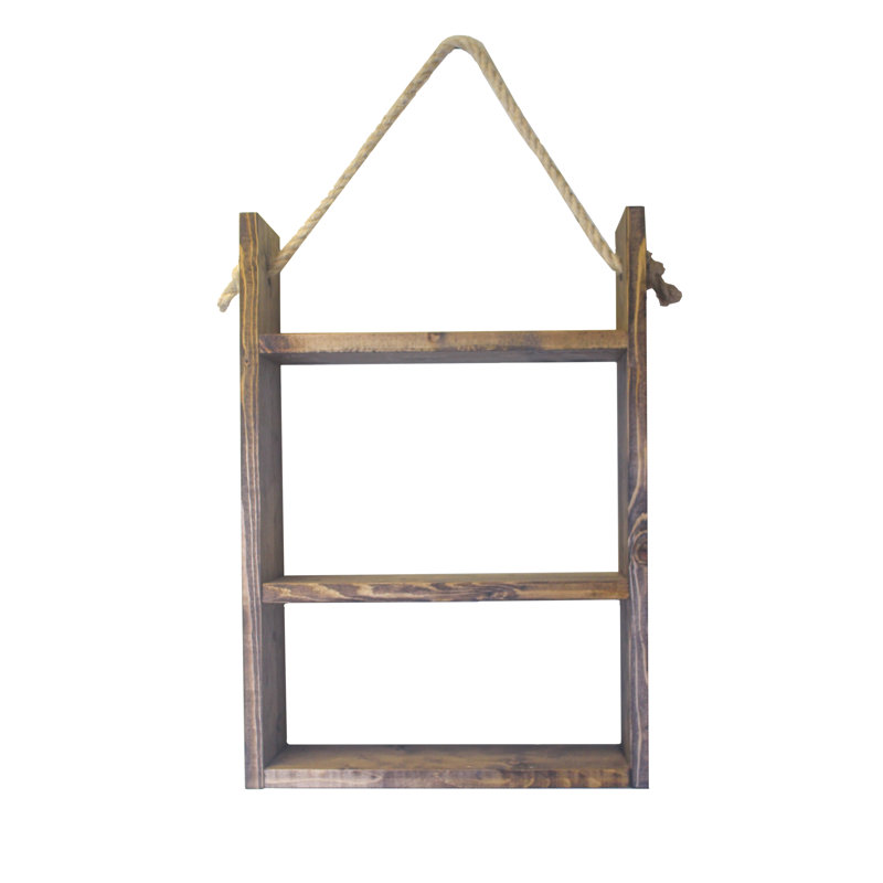 Coachella 3 Piece Solid Wood Accent Shelf, 22" H x 16" W x 5" D