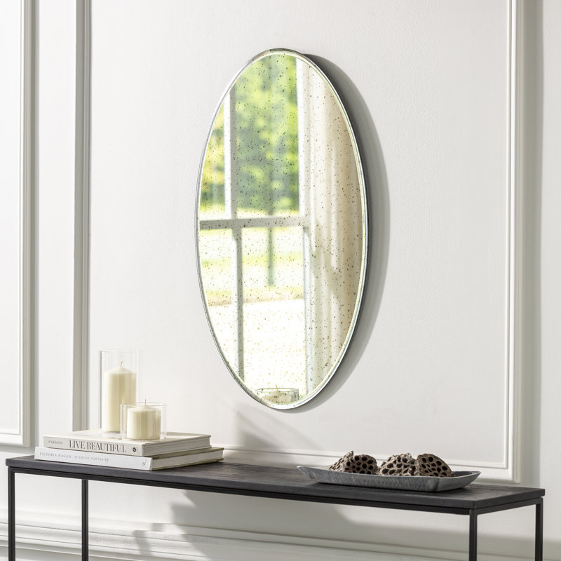 Keeshia Flat Wall Mirror, 35" x 15"