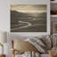Rivière de montagne noire et blanche - Art sur bois de pin naturel-660740803