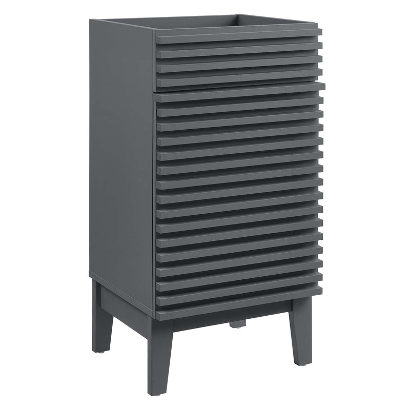 Meuble-lavabo 18 po Modway Render, gris
