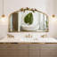 Miroir mural rétro vintage en métal avec oiseaux et branches en fer-1571844642
