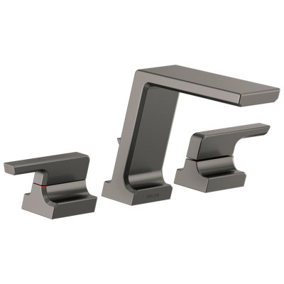 Garniture de robinet de baignoire romaine à deux poignées à fixation sur le comptoir